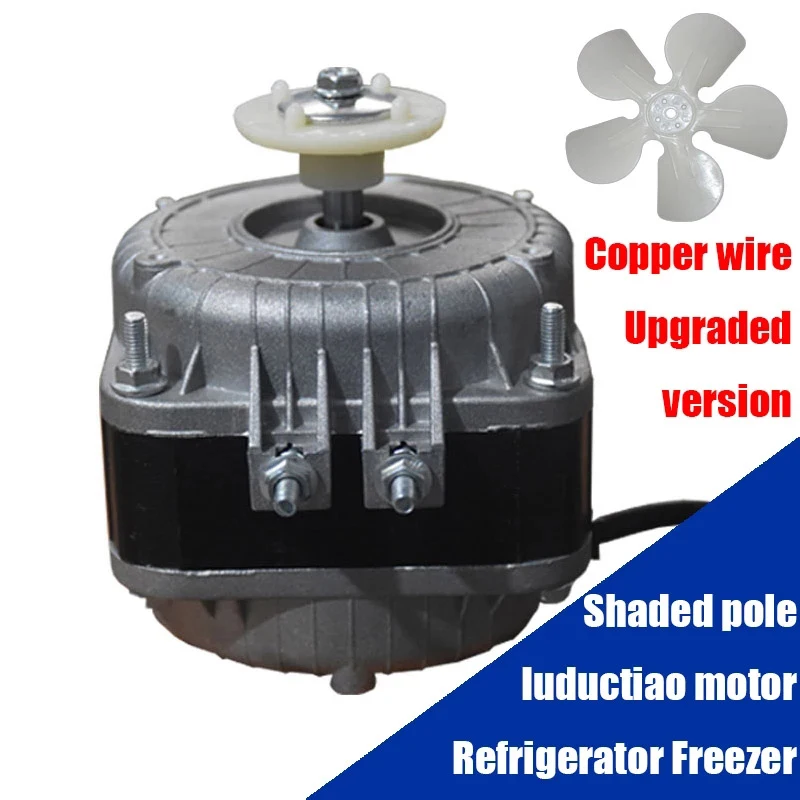 CCW Shaded Pole Condenser Fan Motor 18W 220V 1300 RPM 
