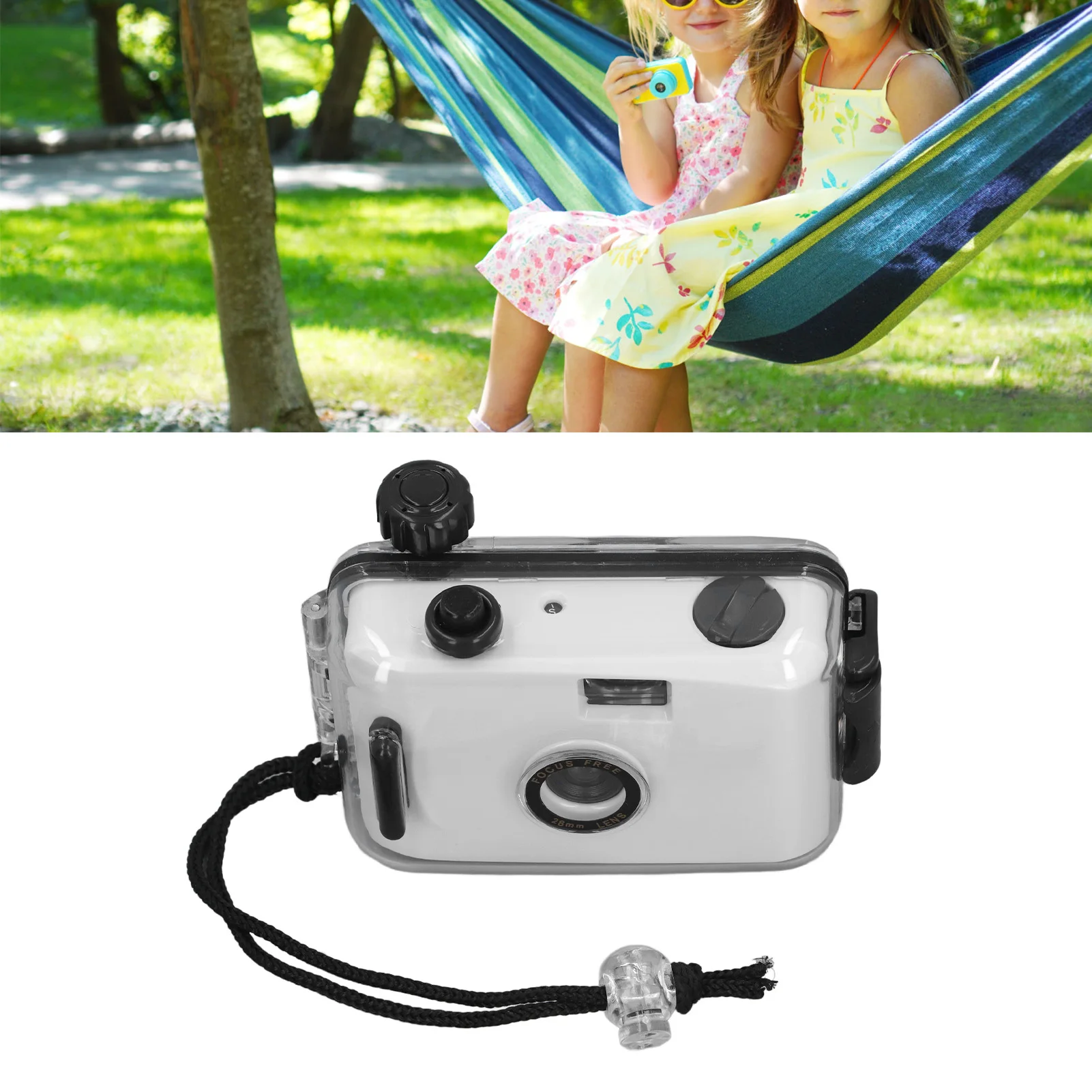 35mm Reusable Film Camera with Waterproof Case for Snorkeling with Shutter Speed 1/100s F/9 28MM Lens 35mm Reusable Film Camera 3