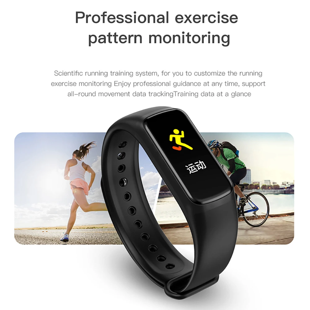 Impermeável Relógio Inteligente para Homens e Mulheres Relógio de Pulso Bluetooth Pulseira de Fitness Freqüência Cardíaca Eletrônico Esportes Android Ios c7 - Image 3