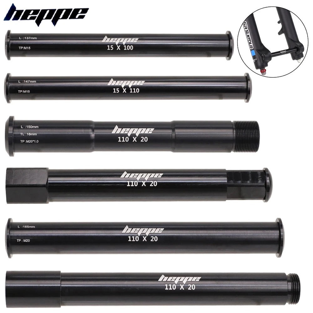 Bike Thru Axle 15x100/110 20x110 Front Fork Thru Axle for SR SUNTOUR