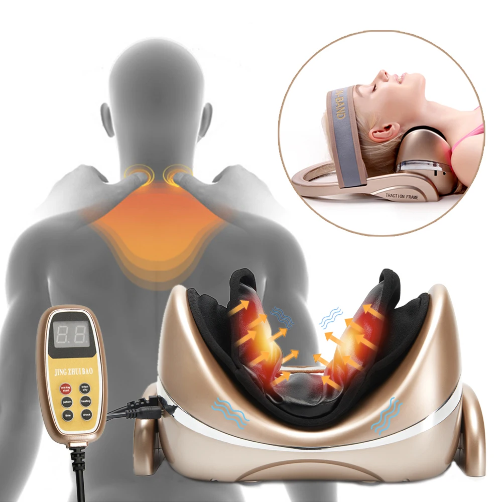 ElectricAirbagNeckMassagerInfraredHeatingNeckTractionVibrationAirPressureCervical