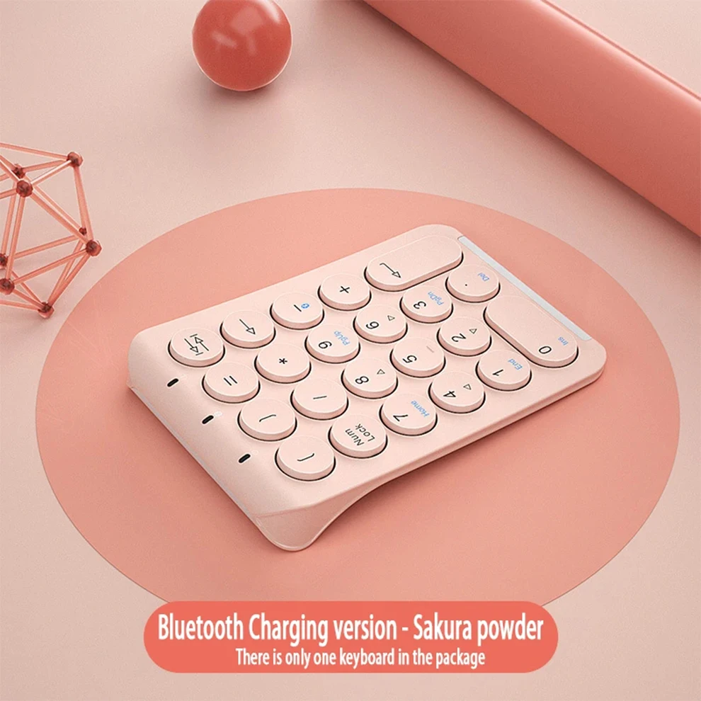 22KeysWirelessKeyboardNumericBluetoothKeypadPortableNumberPad