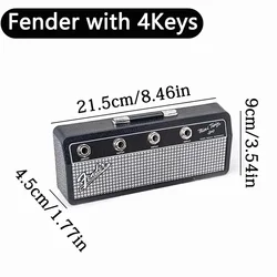Retro Wall - Mounting Key Holder - Creative Zinc Alloy Key Organizer and Storage Frame (Box with 4Keys)