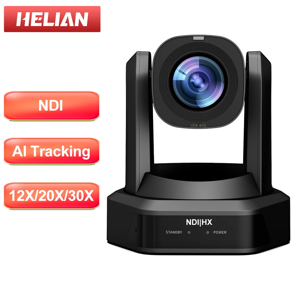 

12 20 30X Optical Zoom NDI POE PTZ Camera HDMI 3G-SDI USB IP Live Streaming PTZ Camera for Church Worship Education Events