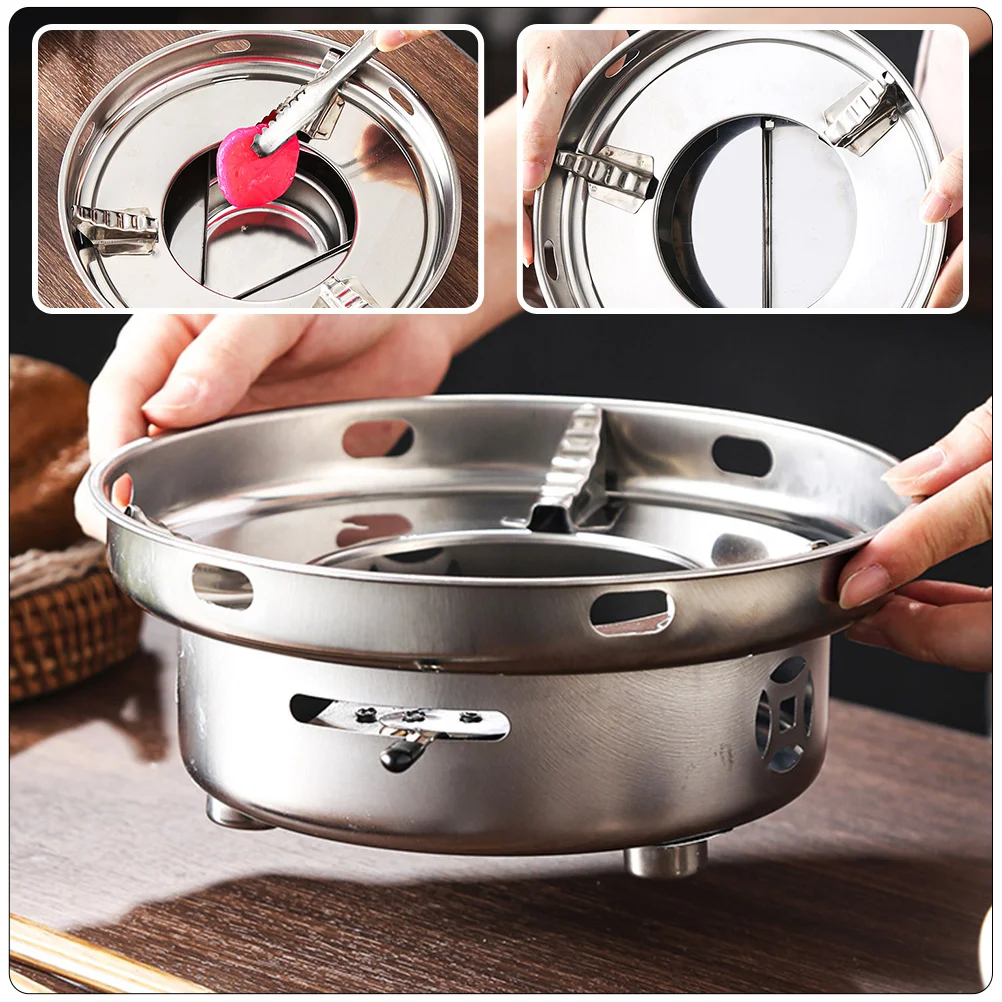 Portable stove solid fuel alcohol burner portable firewood adjustable firepower cooking outdoor picnic cookware portable stove