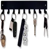 simple Metal key holder home wall hooks organizer door entryway hallway kitchen wall bedroom decor rack with 9 hook 1