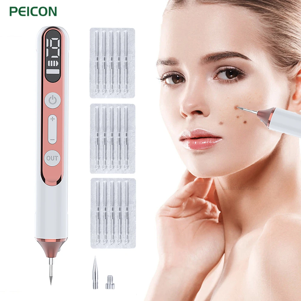 Laser Plasma Pen Black Dots Mole Wart Remover Pen Dark Spot Remover For Face Body Blemish Removal Laser Pen Skin Tag Removal