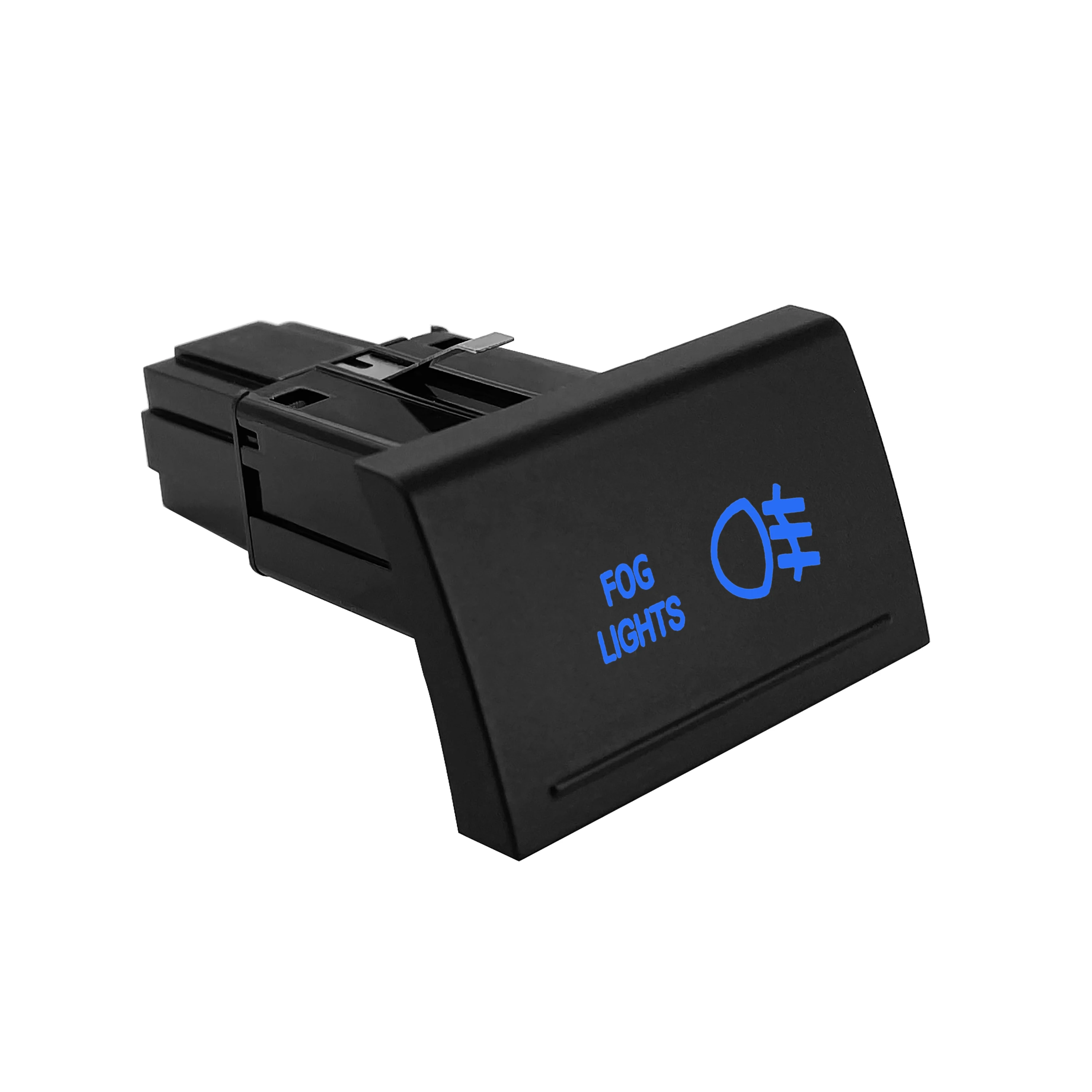 Interrupteur Bouton-Poussoir LED Bleu ON/OFF Pour VW AMAROK - Remplacement Feux De Recul, Gyrophare - Verrouillage Autobloquant