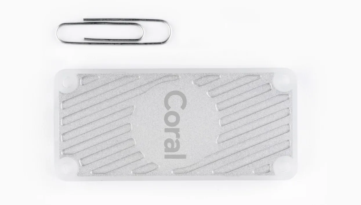 USB accelerator Coral with Google Edge TPU ML accelerator coprocessor for macOS Windows 10 Google Cloud