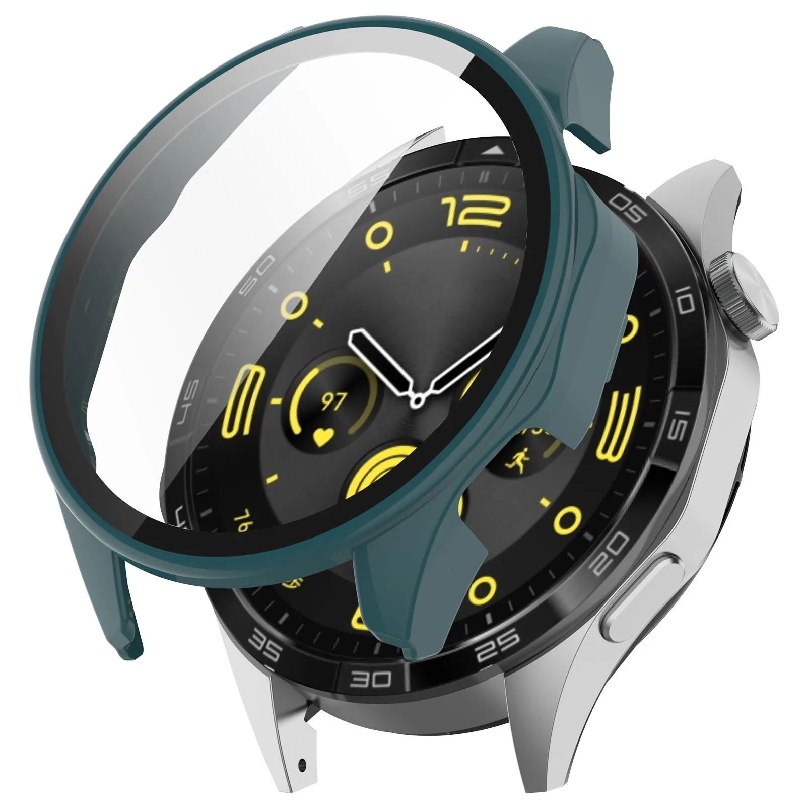 For Honor Watch 4 Pro Case tempered glass screen protector Film Frame All-around For Huawei Watch GT4 46MM Bumper Cover Cases