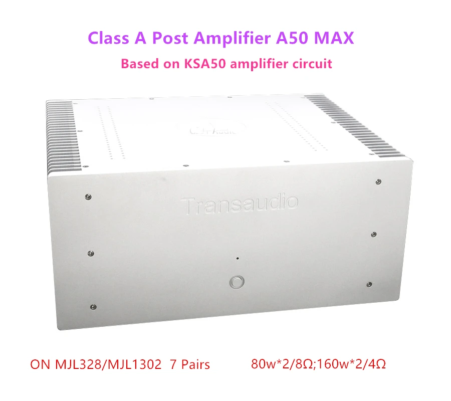 

Master Version HiFi Class A Post усилитель A50 MAX на основе цепи усилителя KSA50/на MJL328/MJL1302 80 Вт * 2/8 Ом; 160 Вт * 2/4 Ом