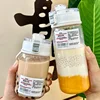 350/550ml Water Bottle Plastic Portable Water Cup with Tea Compartment Outdoor Student Sports Cups BPA Free Water Bottle 2