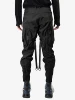 REINDEE LUSION 18AW FUNCTION WATERPROOF BLACK cargo pants with straps large pockets techwear darkwear trouser 2