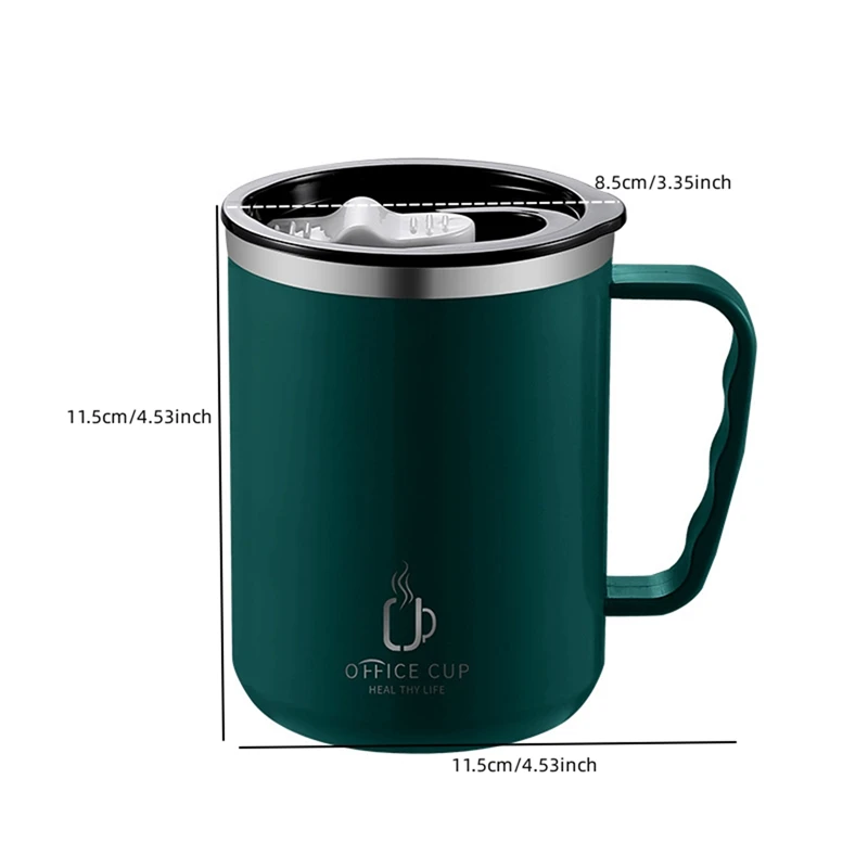 16oz Cup Insulated Coffee Travel Mug Stainless Steel Double Wall