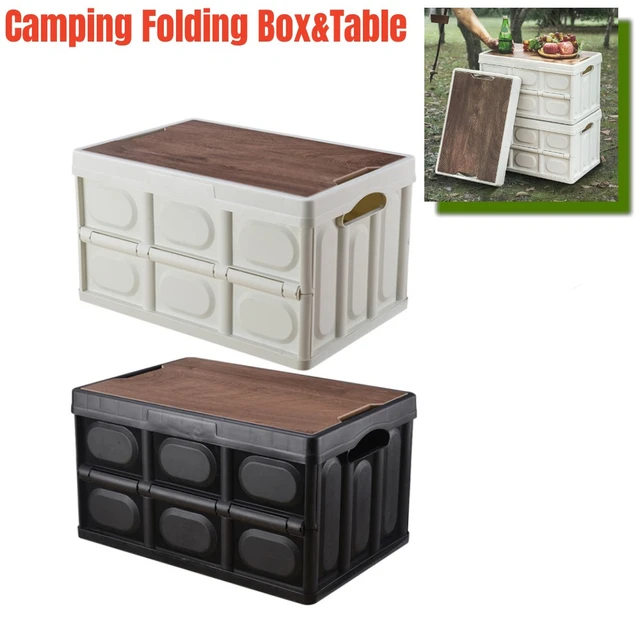 outdoor camping aufbewahrung sbox faltbare camping koffer tragbare