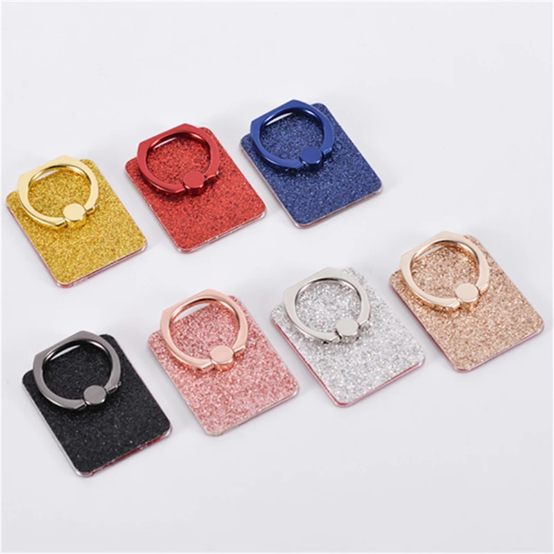 

30pcs Finger Ring Holder 360 Degree Mobile Phone Smartphone Stand For All Phone Glitter Mount For Cell Round Phone Holder