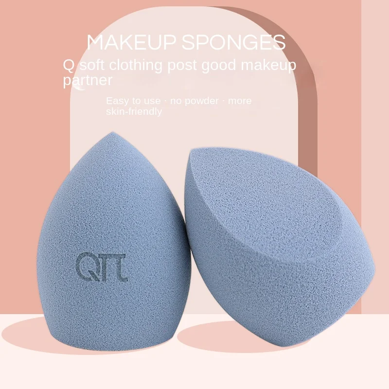 

Qπ Beauty Blender Sponge with Non-Absorbent Surface for Precise Powder Application makeup sponge cosmetic tools