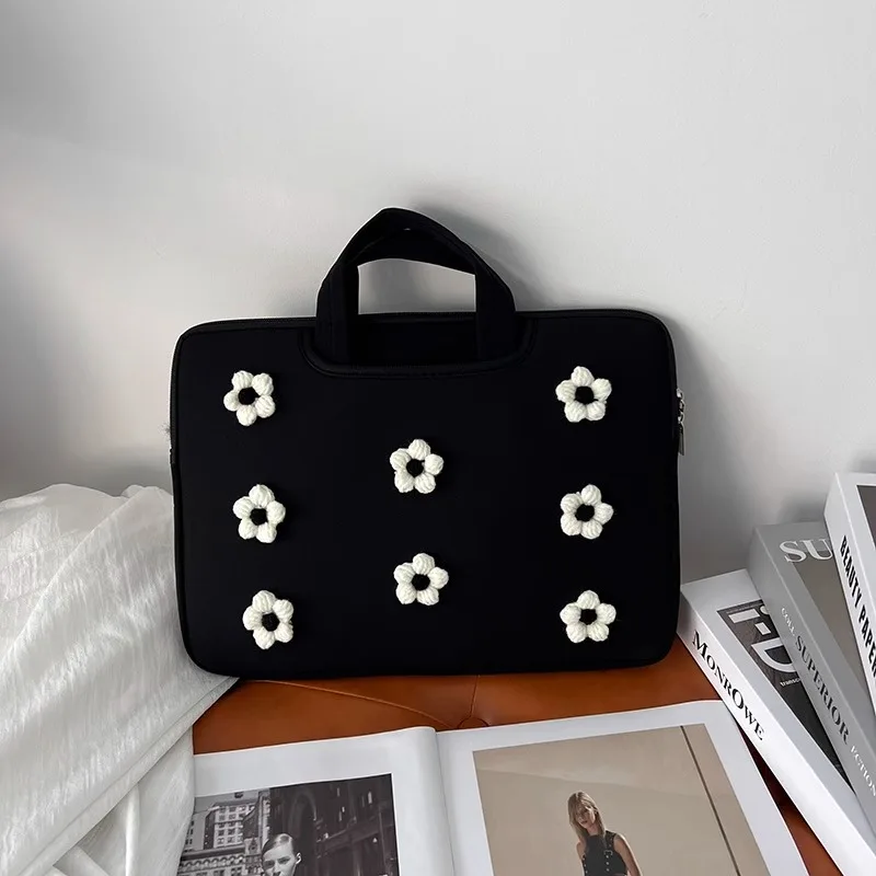 Charming Floral Tablet and Laptop Handbag