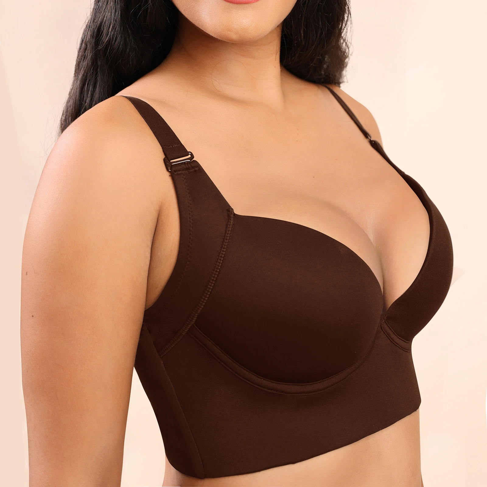 Fashion Deep Cup Bra Hide Back Fat