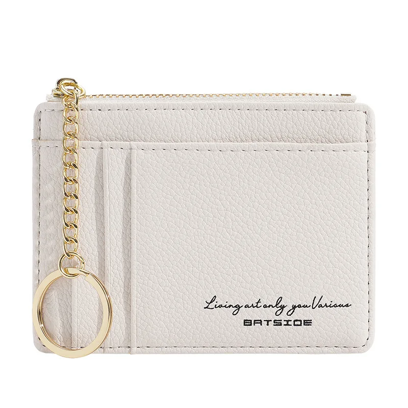 New Mini Zipper Women's Zero Wallet Small Wallet Multi Card Function Key Buckle Card Bag