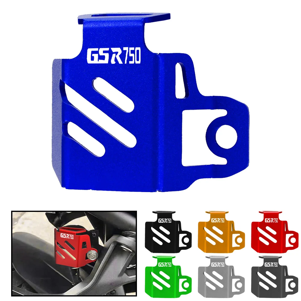 

Moto For SUZUKI GSR750 GSR 750 2011-2019 2020 Rear Brake Fluid Reservoir Guard Cover Protector Oil Tank Protection Accessories