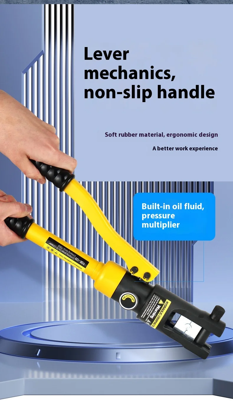 Manual Hydraulic Tool Anti Theft Manual Quick Crimping Pliers Copper Aluminum No