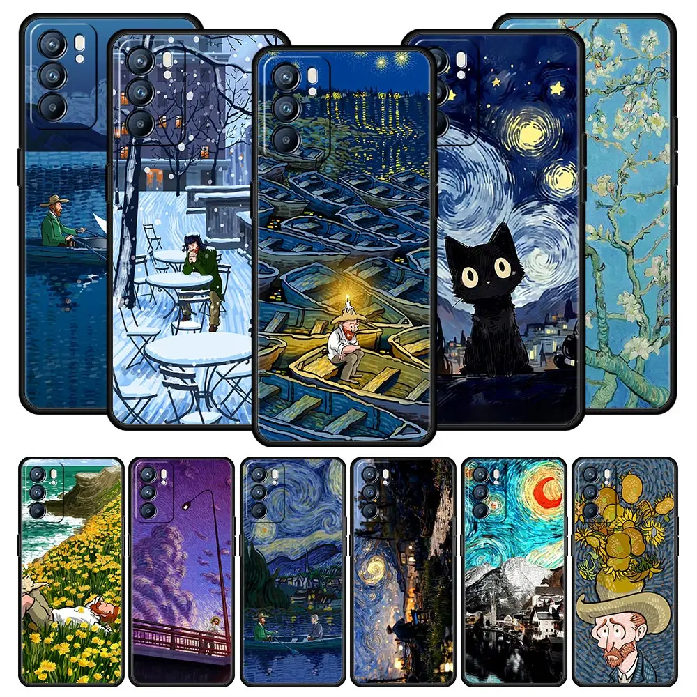 Retro Van Gogh Oil Painting Phone Case Cover