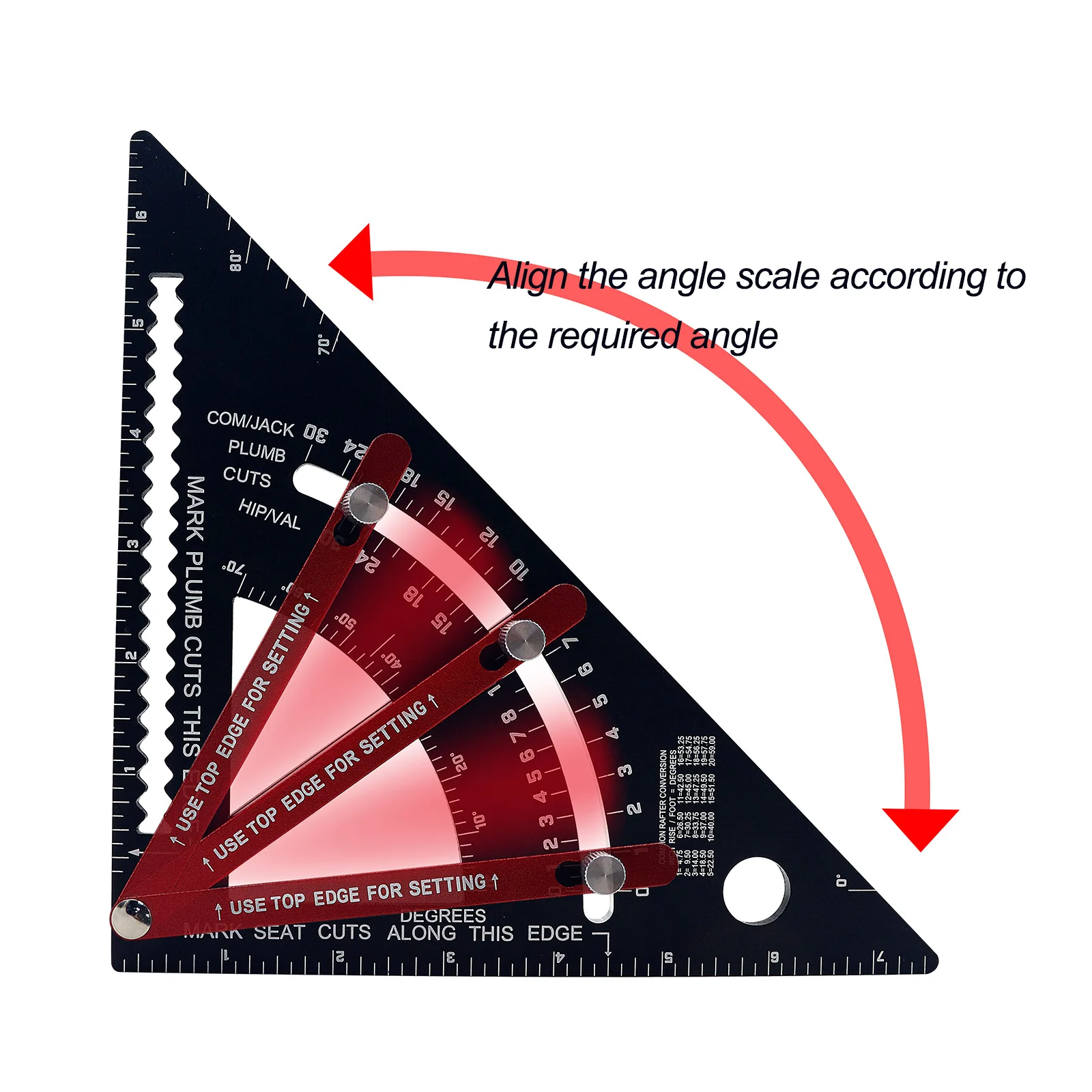 Centering Ruler 100 * 70mm Center Line Rule Center Angle Rule Round Bar  Mark Center Finder Angle Ruler Round Marker Bar Rule - Protractors -  AliExpress