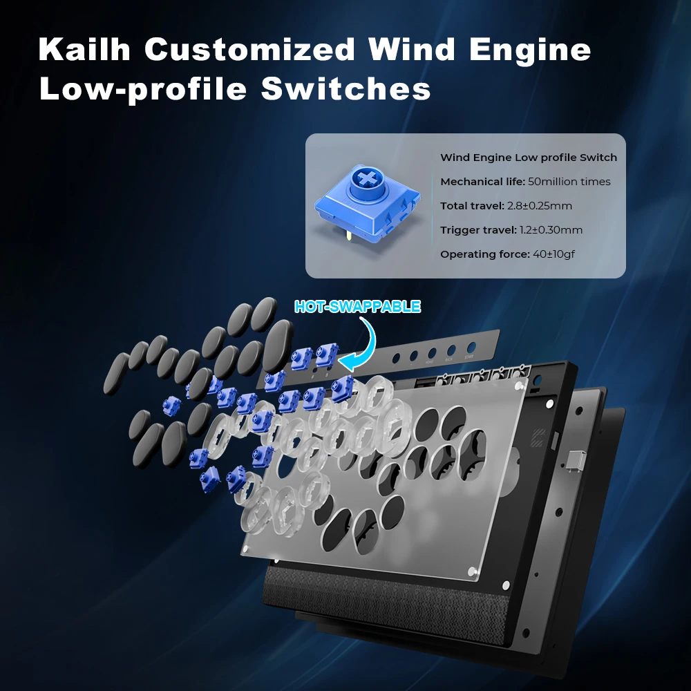 Haute42 Magnetic C16-S Leverless Hitbox Controller All-Button