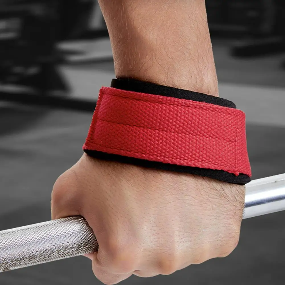 Lifting Straps 1 Pair For Strength Training Fitness Pull Straps Grip Support Wrist Strap Bodybuilding Weightlifting Gym