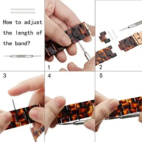 Resin Strap for IWatch Apple Watch Series Ultra2 9 8 7 6 5 4 3 SE Strap Steel Bracelet IWatch 44mm 42mm 40mm 38mm 45mm 41mm 49mm