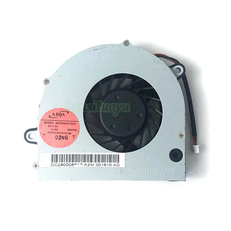 

New Original Laptop CPU Cooling Fan For Lenovo G450 G450A G455 G550 B550 G555 Cooler F7M6 AB7005HX-ED3 DC280004UA0 3pin