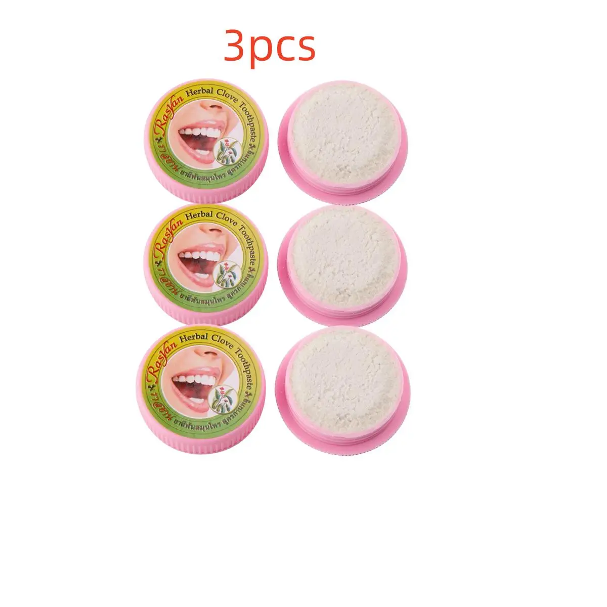 3PCS Natural Rasyan Herbal Clove Thailand Toothpaste Tooth Whitening Toothpaste Remove Bad Breath Dentifrice Tooth Paste teeth health product,teeth whitening product,teeth whitening essence