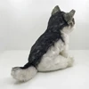 Coyote High Fidelity Anime Cute Gray Wolf Plushie Dog Plush Toys Lifelike Animals Simulation Stuffed Doll Kawai Toy Gifts Kids 3