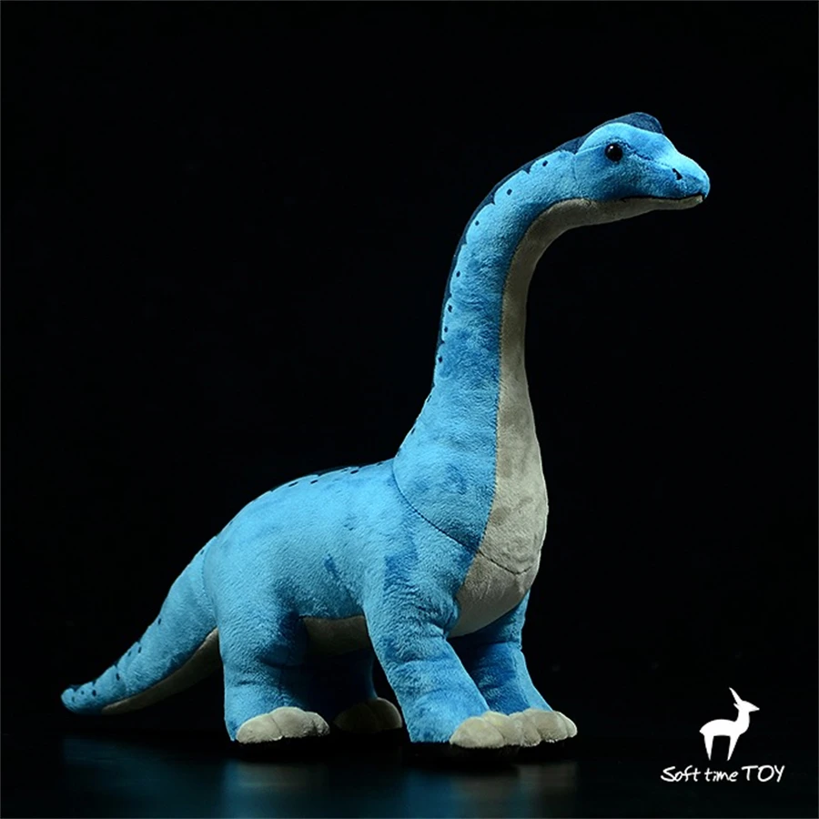 

Аниме Brachiosaurus с высокой точностью, милый плюшевый динозавр Юрского периода, реалистичные игрушки, Имитация животных, мягкая кукла, игрушка Kawai