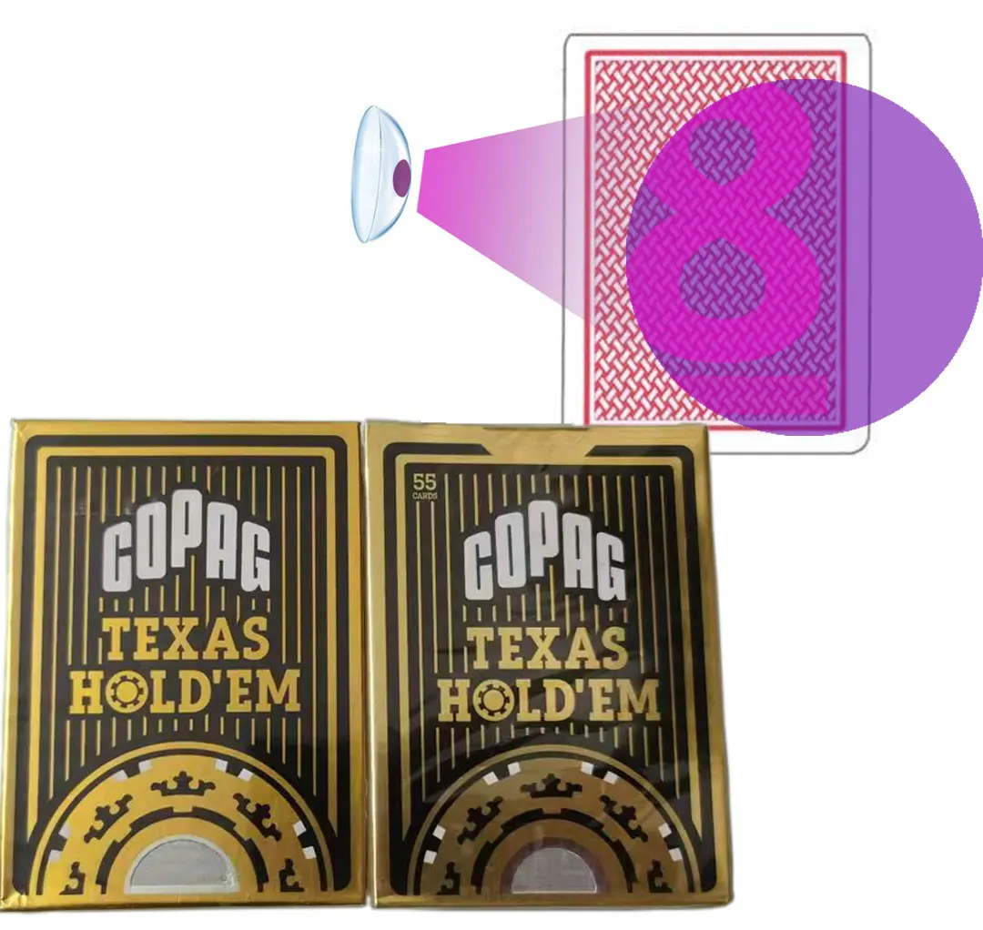 Marked Playing Card For Infrared contact lense Copag Texas Holdem Anti Poker Cheat Game Deck playing cards
