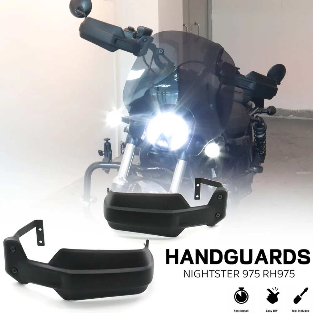 

For Harley Nightster 975 RH975 Special 2024 Handle Bar Hand Guard Handguard Brake Shell Protection Wind Shield Deflector Cover