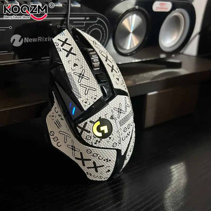 Anti Slip Mouse Grip Tape Skate Handmade Adesivo Pele de Lagarto Resistente ao Suor Durável Fit para Logitech G502