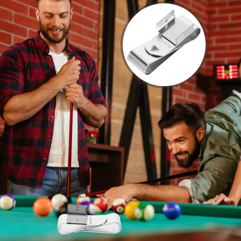 

S-образный магнитный зажим для шоколада, портативный магнитный снукер, кий, искусственный серебряный профессиональный бассейн, Фотофон, бильярдный стол