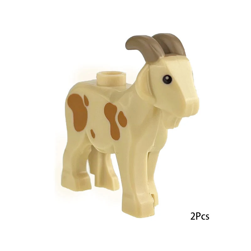 Farm Pasture MOC Building Blocks Bricks Toys Stable Chicken Coop Kennel Animal Pig Dog Horse Sheep Cows Compatible With LEGO