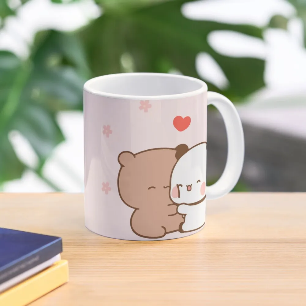 

Love Hug Panda Bear, Bubu Dudu Coffee Mug Cute And Different Cups Beautiful Tea Mugs