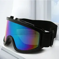Lunettes de protection pour casque de moto, lunettes de sport de plein air, coupe-vent et anti-poussière, lunettes de ski, lunettes de motocross, anti-émeute, 506 1