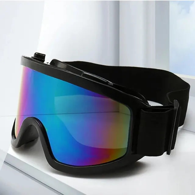 Lunettes de protection pour casque de moto, lunettes de sport de plein air, coupe-vent et anti-poussière, lunettes de ski, lunettes de motocross, anti-émeute, 506 1