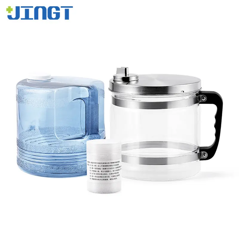 

JINGT Dental Distilled Water Cleaner Cleaning Machine Removal Bucket Glass Plastic Distiller Washing Descaling Storage Barrel