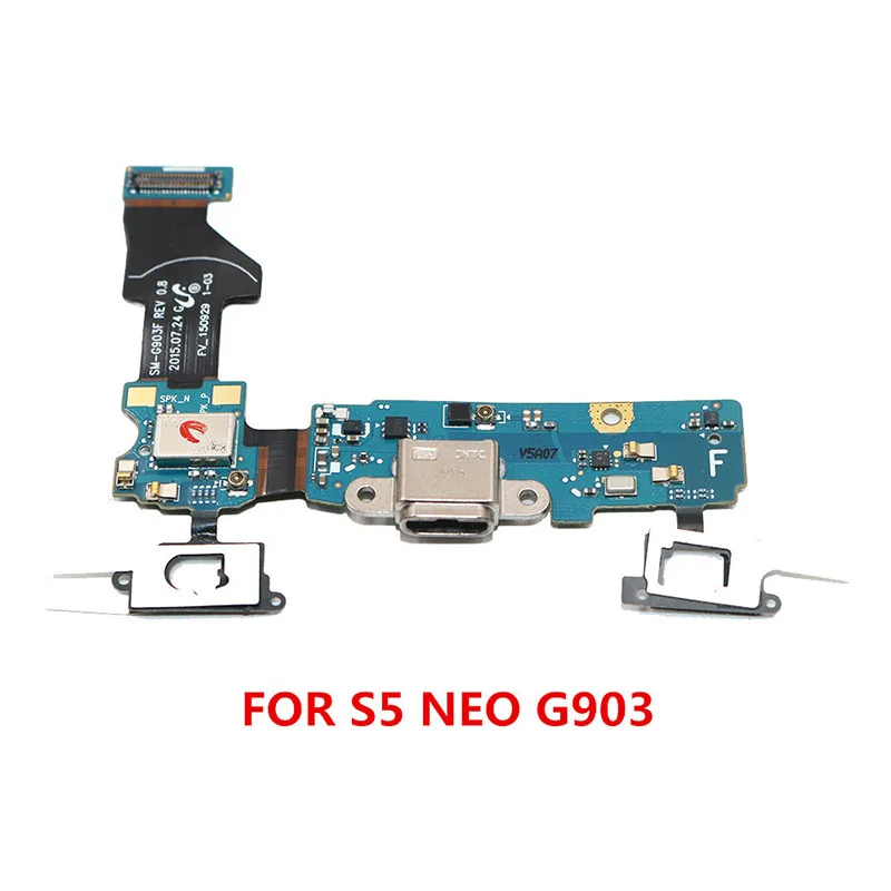 USB Charging Port & Power Button Connector Flexible Cable