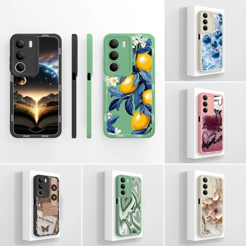 Summer Fruit Lemon Flower Phone Case - Soft Silicone Shockproof Cover
