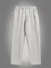 Men's solid color straight leg jogging pants, suitable for casual sports such as running, gym, and outdoor activities