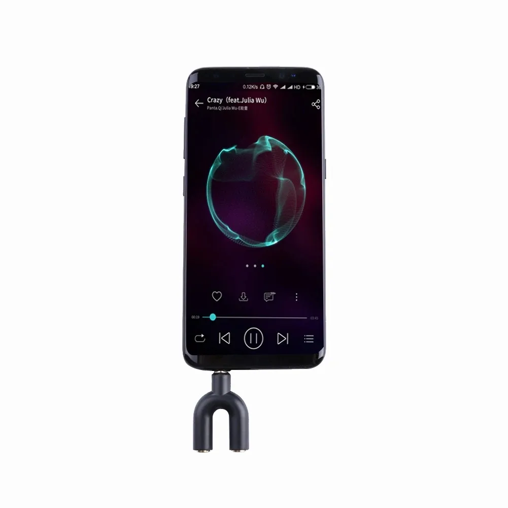 Y자형 3.5mm 1-2 여성 이어폰 어댑터 더블 잭 플러그 스테레오 헤드폰 분배기 (PC MP3 플레이어 음악 공유용 금속)