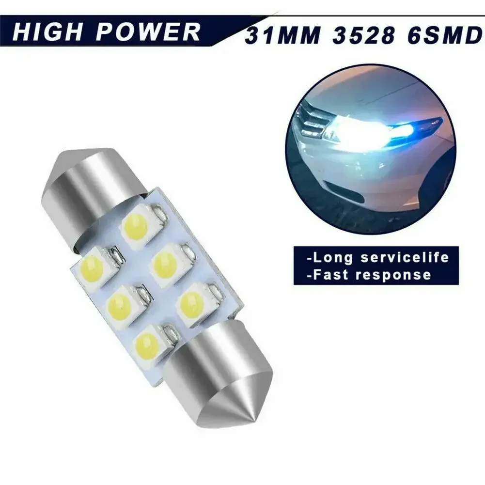 10pcs 31mm LED ���� 12V 6000K ���� ��� ���� ���� �ڵ� ���׸��� �� ���� �ڵ��� ��ȣ�� ���� DE3175 DE3022