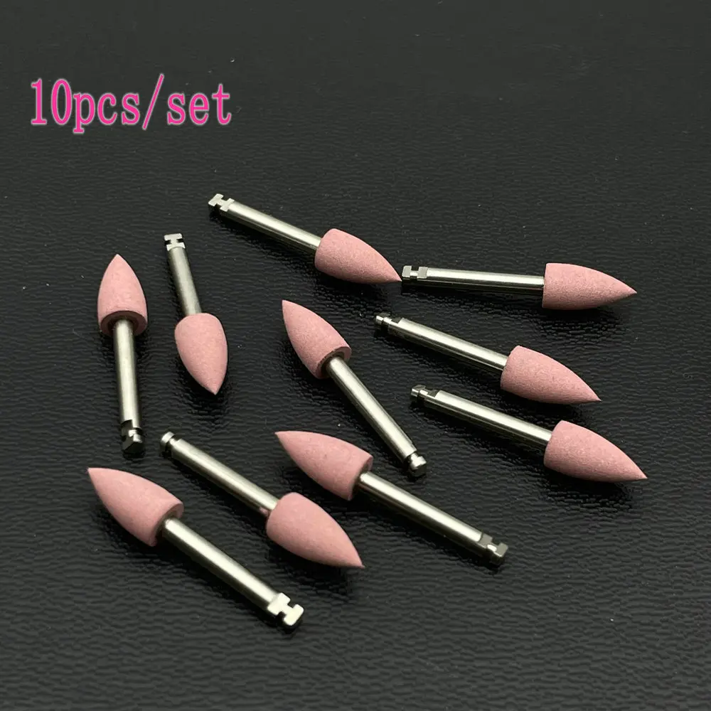 12pcs/10pcs/pack Dental Silicone Grinding Heads Teeth Polisher for Low-speed Machine Polishing Dental Tools Dentistry Lab 6